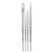 Silver Brush Silverwhite Soft Synthetic Brushes - Detail Set, Set of 4, Short Handle